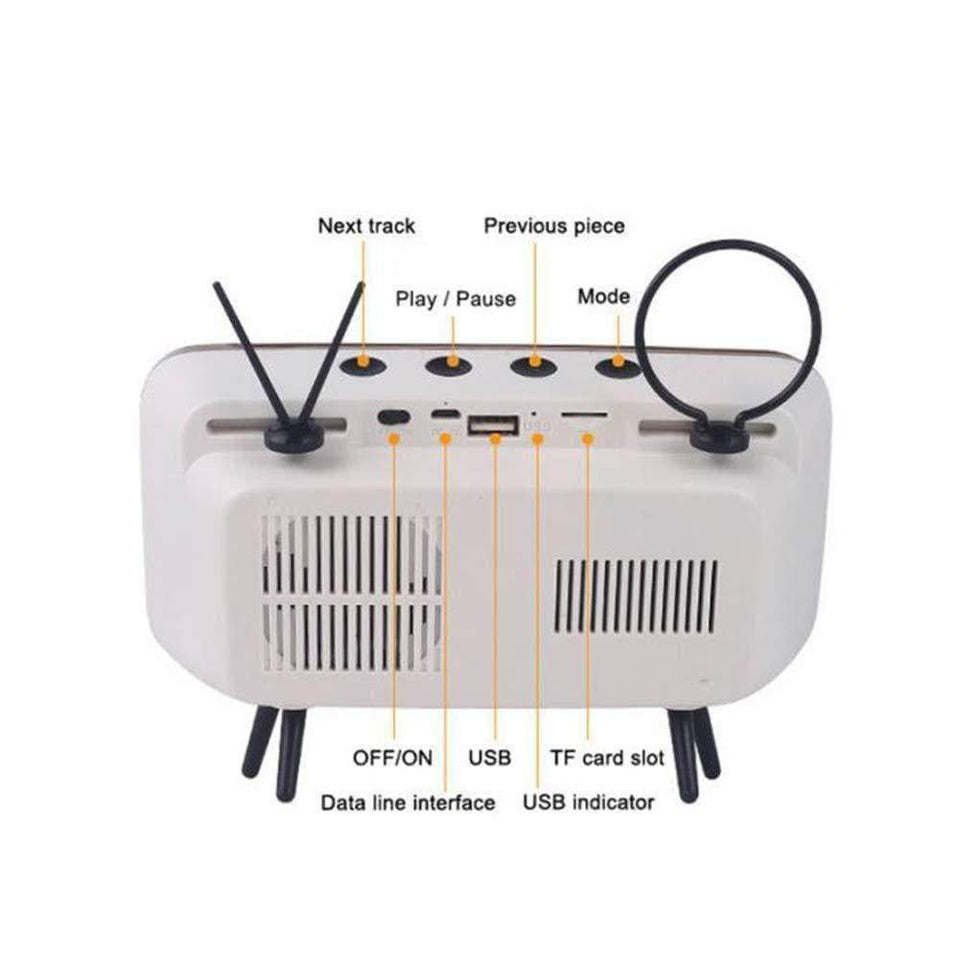 Retro TV Bluetooth Speaker Mobile Phone Holder-Buy Two Free shipping Worldwide
