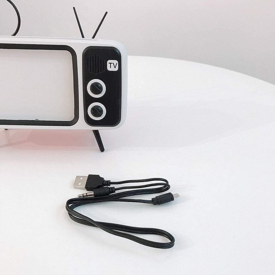 Retro TV Bluetooth Speaker Mobile Phone Holder-Buy Two Free shipping Worldwide