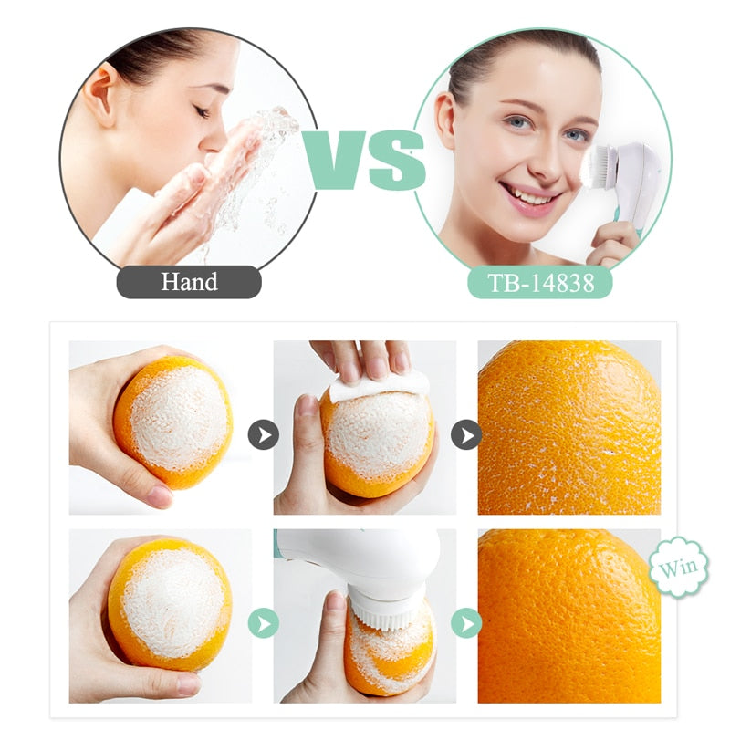 Electric Facial Cleansing Brush - Deep Cleansing Device