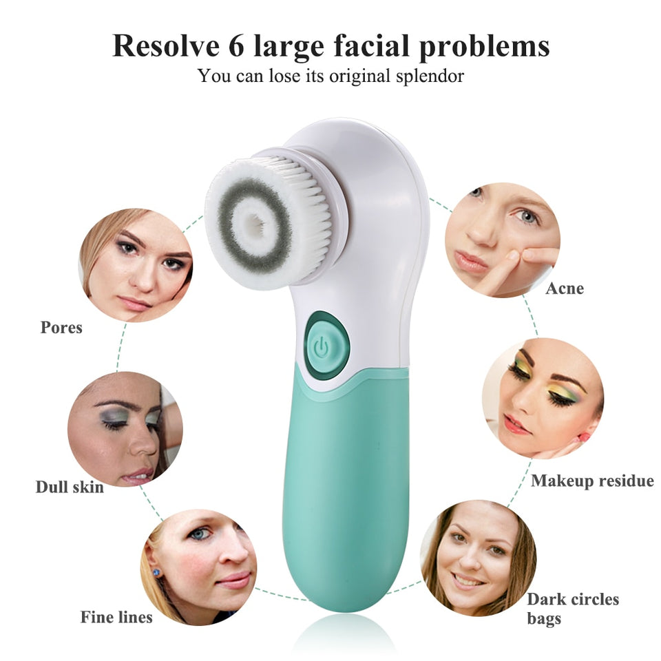 Electric Facial Cleansing Brush - Deep Cleansing Device