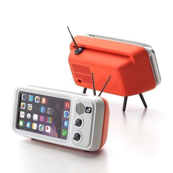 Retro TV Bluetooth Speaker Mobile Phone Holder-Buy Two Free shipping Worldwide